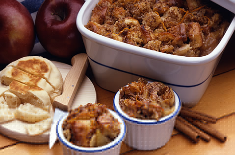 BAKED DESSERT IN A LARGE TRAY AND RAMEKINS 